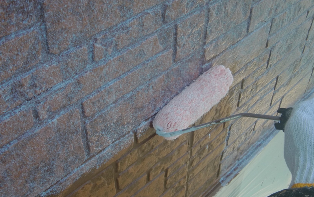 WBアートF 上塗り工程 フッ素樹脂仕上げ